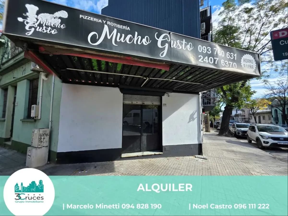 Alquila! Local Esquina A Pasos De Shopping Tres Cruces! Posibilidad Varios Rubros! — foto 1