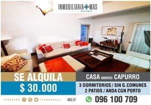 Casa en alquiler, 2 dormitorios y garaje doble, en prado. — foto 3
