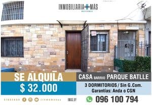 Alquiler de casa planta alta en parque batlle — foto 1