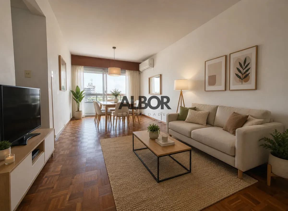 Apartamento En Alquiler 2 Dormitorios Con Terraza Y Vista Despejada - La Blanqueada - Av. Dámaso A. Larrañaga
