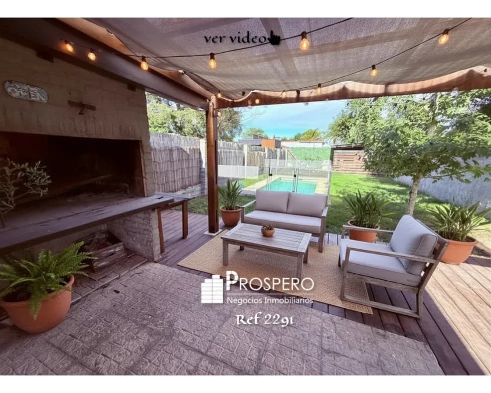 2291 Venta Casa 3 Dorm Parque Carrasco Piscina/cochera/fondo